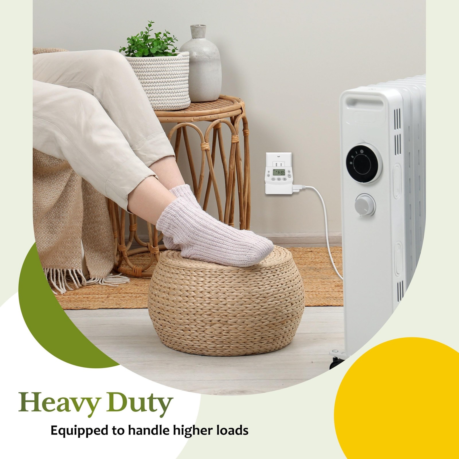 TG Heavy Duty Programmable Plug-in Digital Timer for Electrical Outlets, 7-Da…