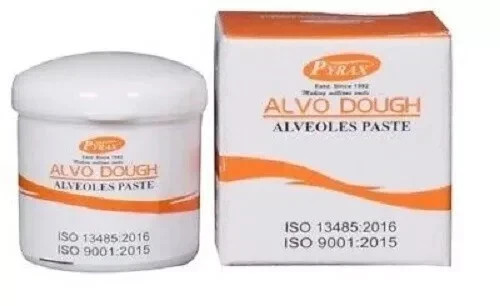 PYRAX Dental ALVO DOUGH Dry Socket Alveoles Paste 12gm (Like Septodont Alvogyl),