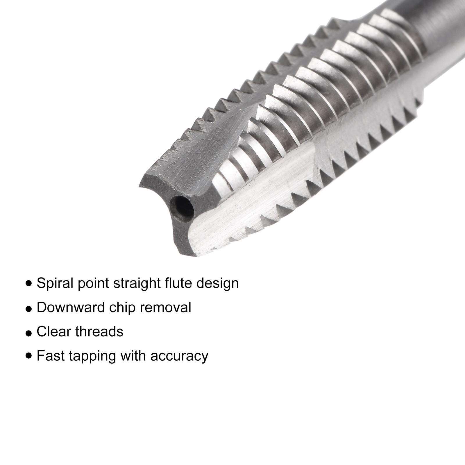 5/16-18 UNC High Speed Steel Uncoated Machine 3 Flute Spiral Point Thread Taps