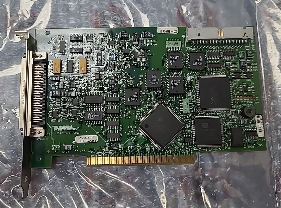 National Instruments PCI-6024E Multifunction I/O Device Analog And Digital Card