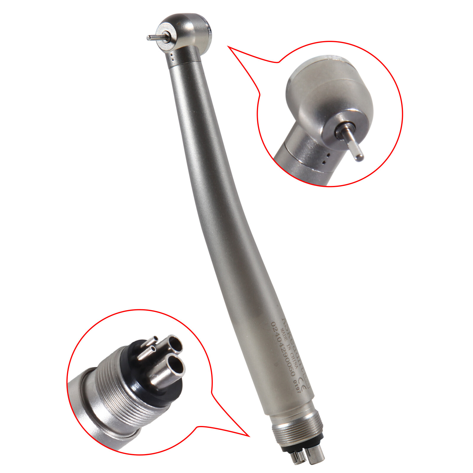 10 PCS ADA4 NSK Style Dental High Speed Handpiece Push Button 4Holes Air Turbine