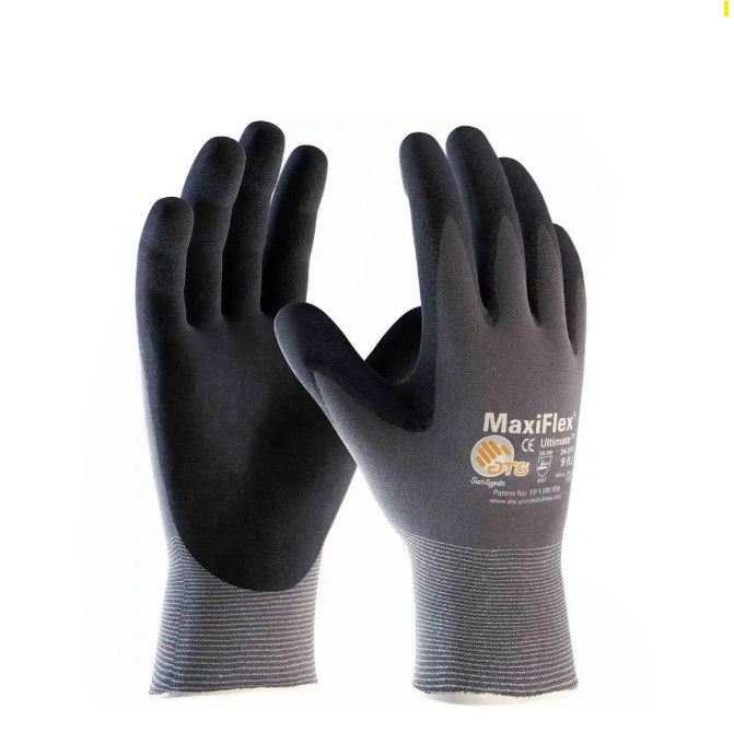 5 PAIR SMALL 34-874 MaxiFlex Ultimate Foam Nitrile Grip Coated PROTECTIVE GLOVES