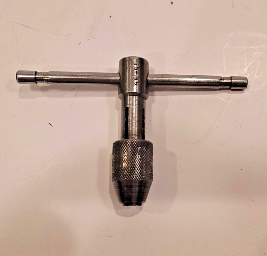 Vintage No. 15-39 T-Handle Tap Wrench 1/4”