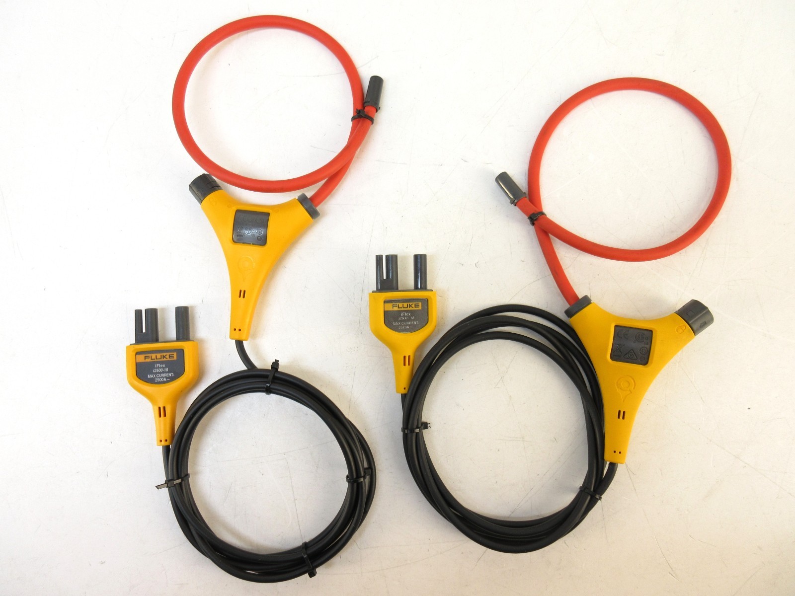 Fluke 376 FC True-RMS AC/DC 1000A Clamp Meter w/ 2x iFlex i2500-18 & Case