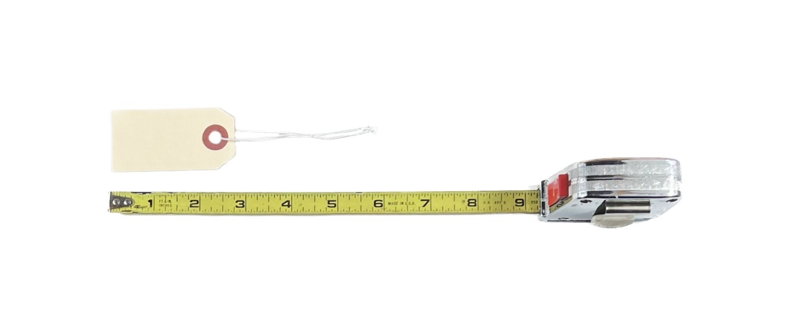 100 of 2 3/4″ x 1 3/8″ Manila Inventory Tags with ELASTIC Stretchy String Size 1