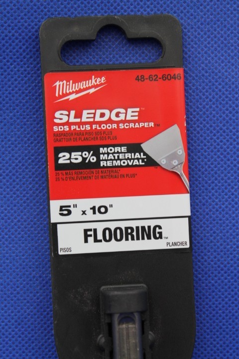 Milwaukee 48-62-6046 5×10 Sledge SDS Plus Floor Scraper