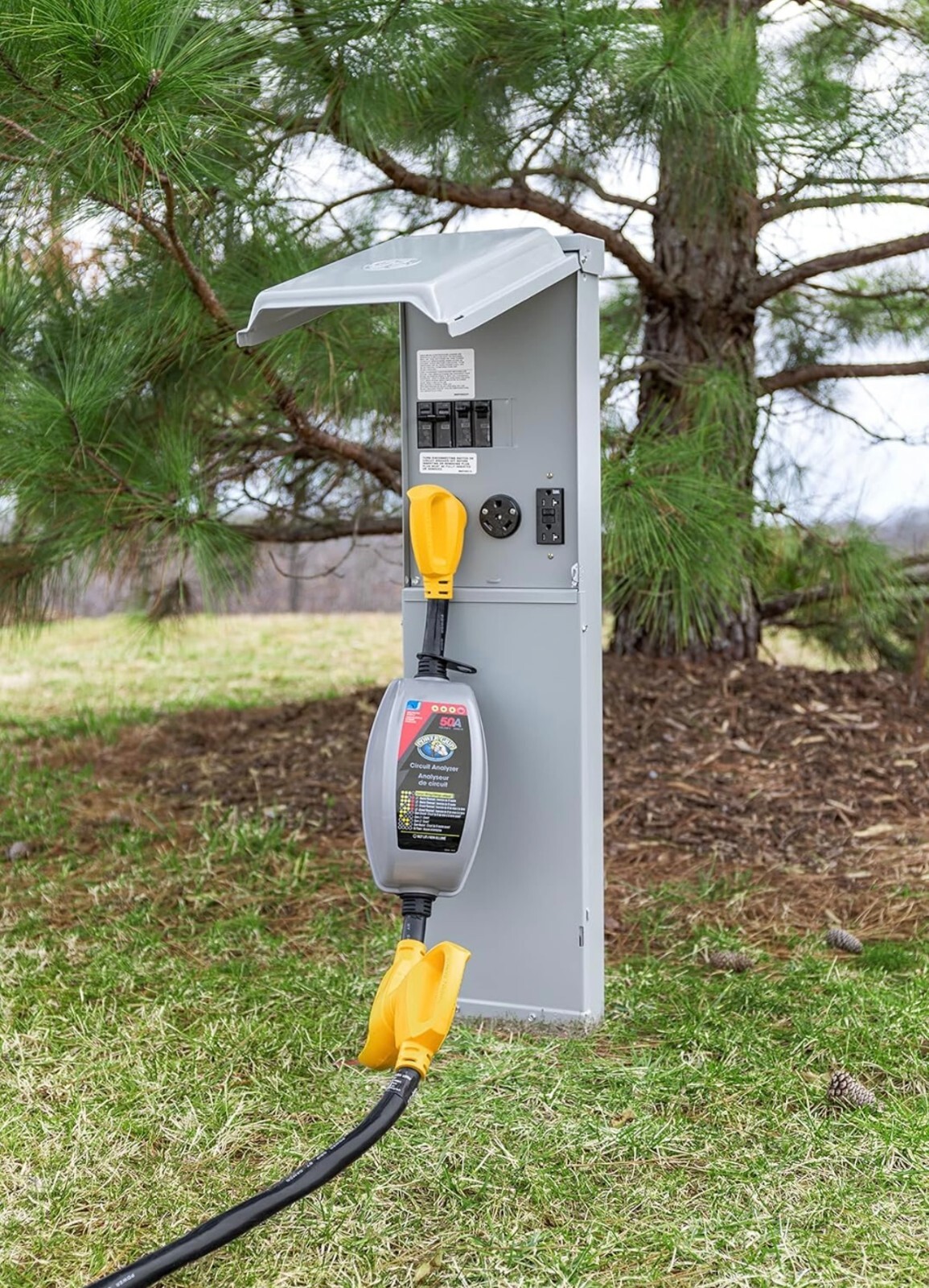 Camco Power Grip – Circuit Analyzer – 50Amp 24″ Dogbone 125V / 250V | 55313
