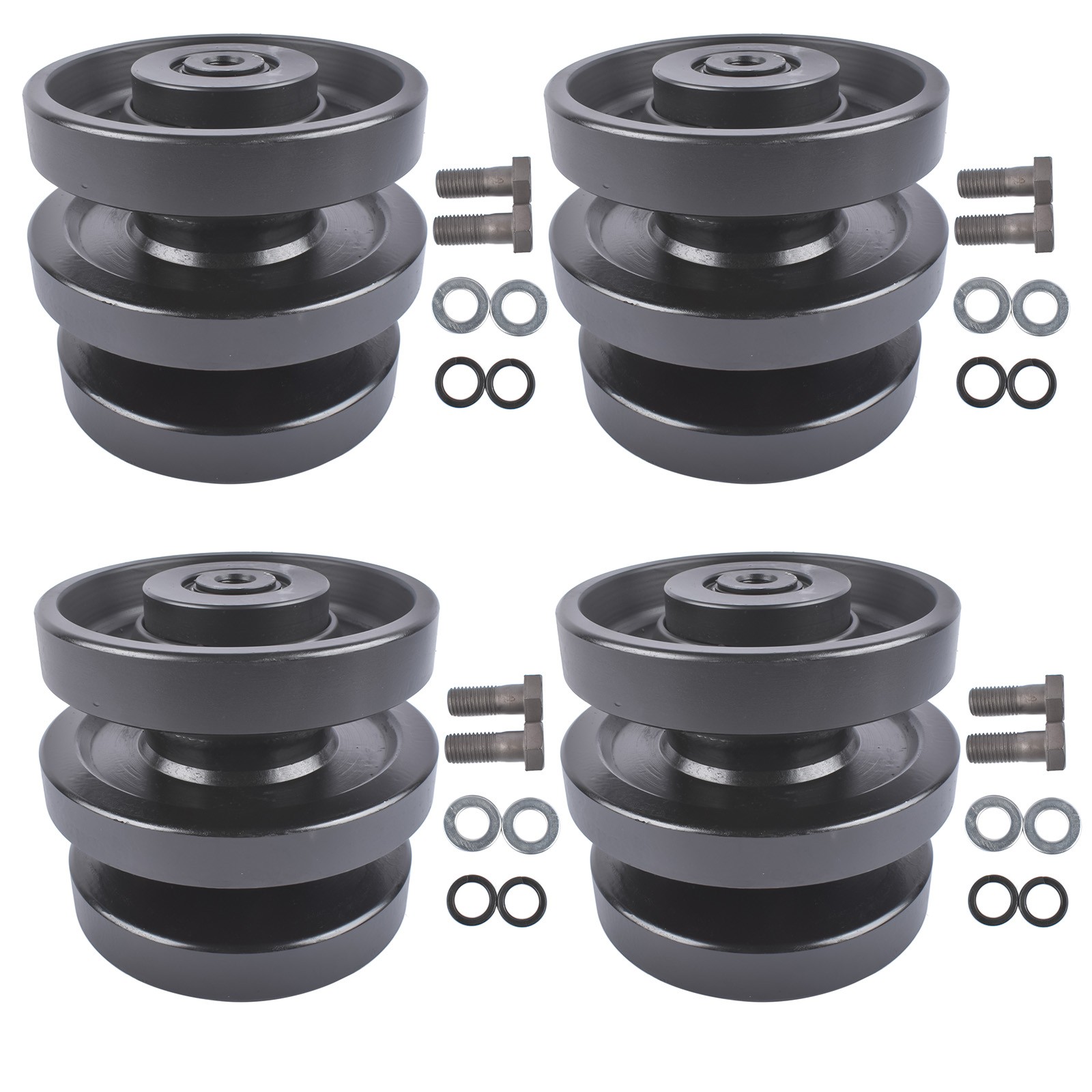 4x Track Roller 6689371 For Bobcat T140 T180 T190 T320 T550 T630 T650 6732901