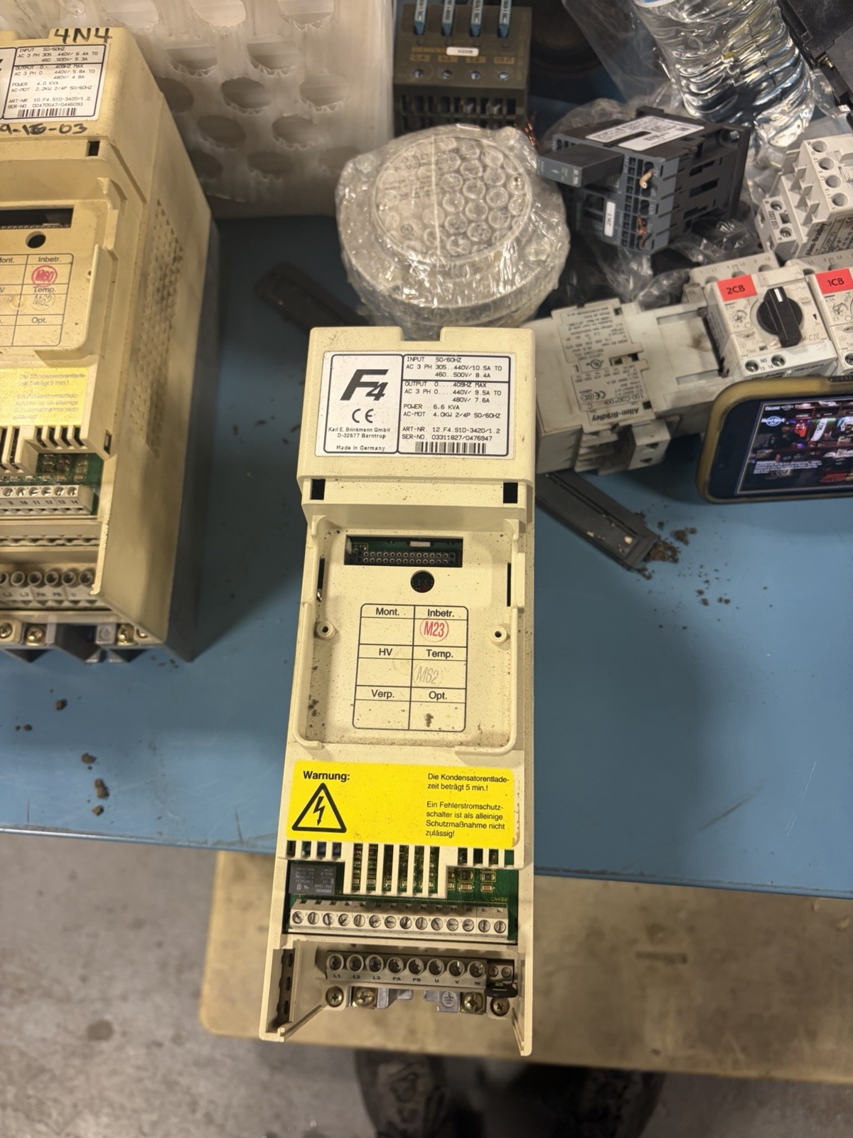 KEB 12.F4.S1D-3420/1.2 COMBIVERT DRIVE 12F4S1D3420 12.F4.S1D-3420