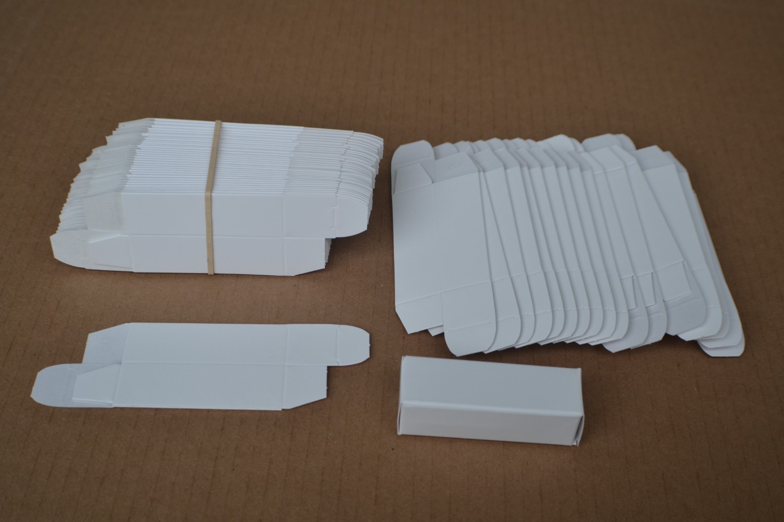 EMPTY NEW WHITE VACUUM TUBE BOXES: 50, 100, 200 PCS for 12AX7, 6DJ8, 6AU6 & More
