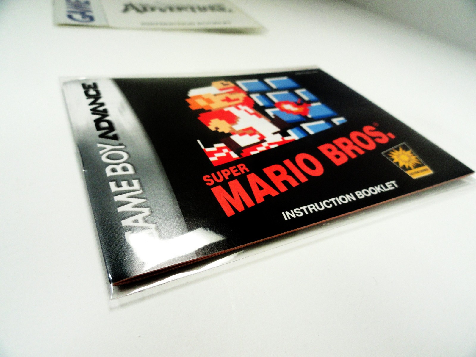 25 Pack Of GAME BOY MANUAL Bags. Crystal Clear Resealable Gameboy