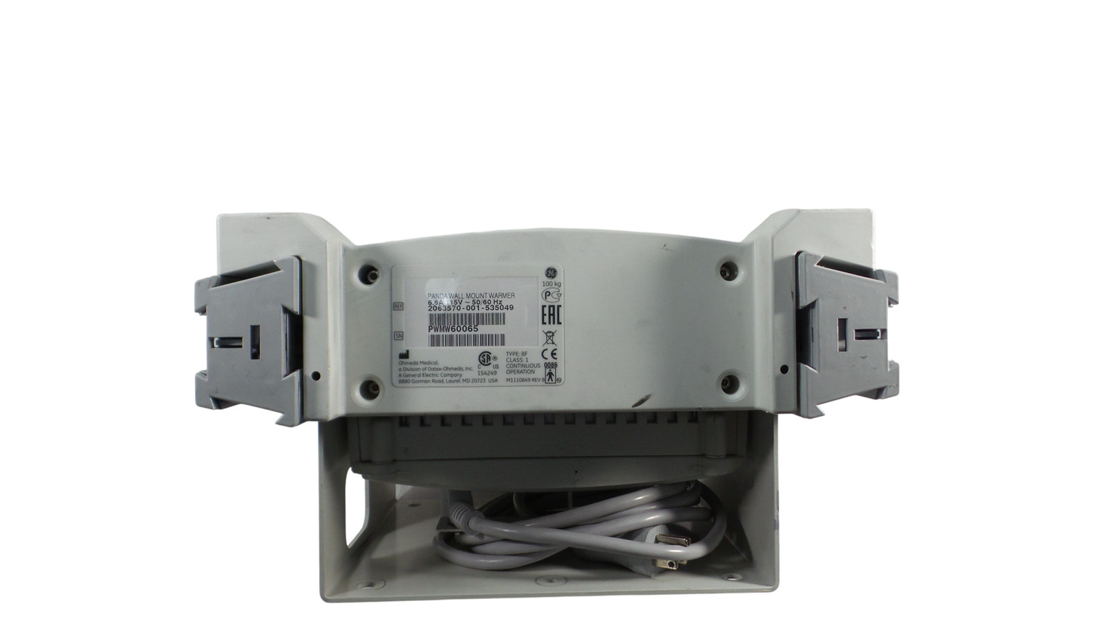 GE Ohmeda Panda Wall Mount Warmer 2063570-001-535049 – Free Shipping