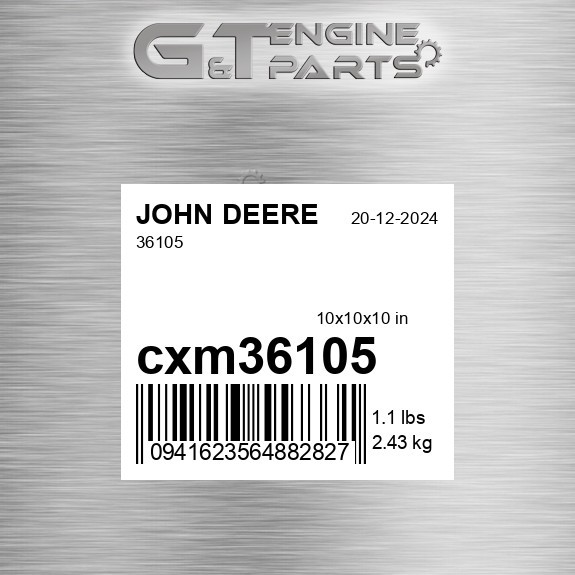 CXM36105 36105 fits JOHN DEERE (Surplus Open Box)