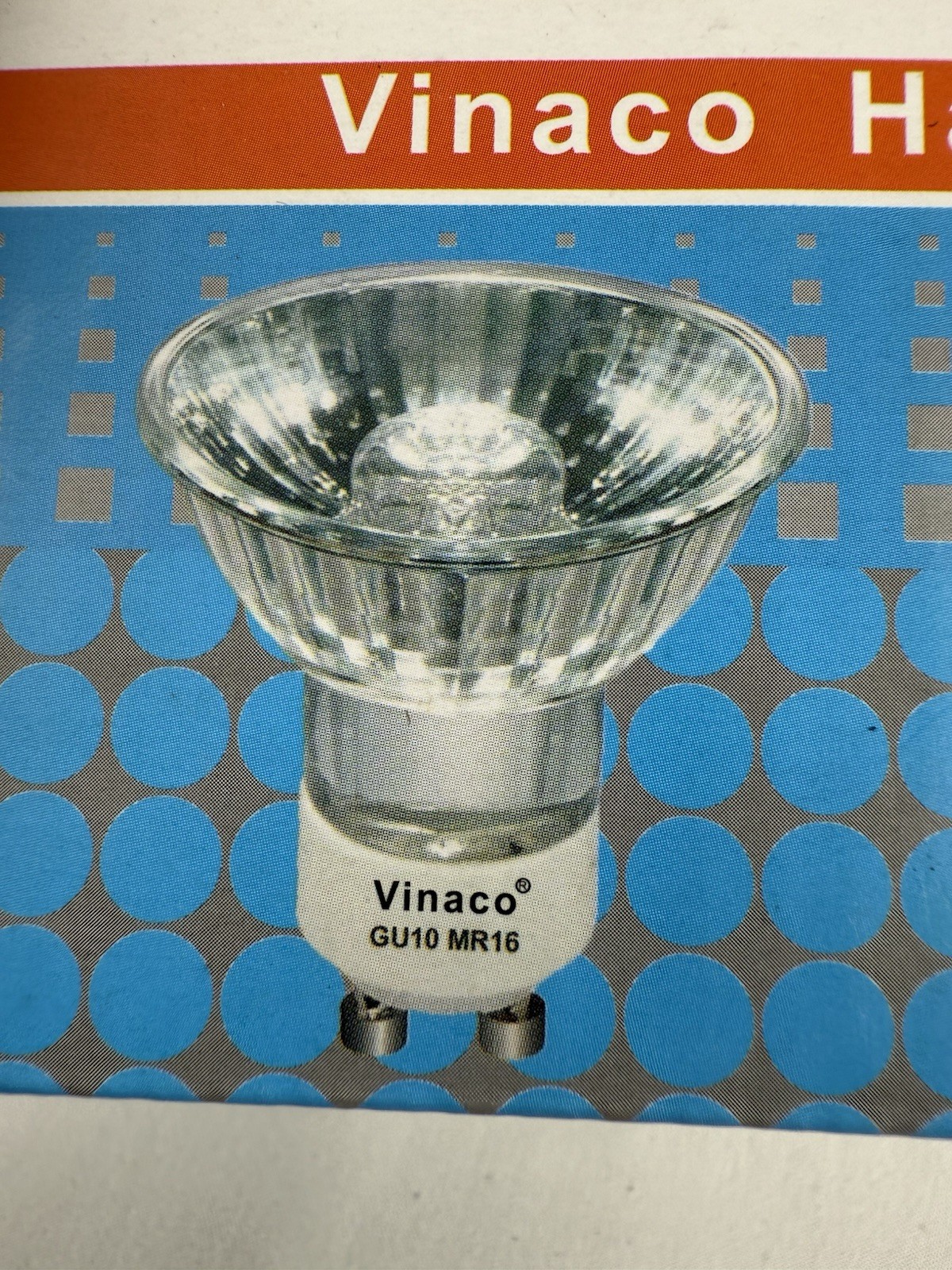 Vinaco Halogen Bulb Set Of 4 GU10 MR16 35W Warm White 380 Lumens 110V-130V