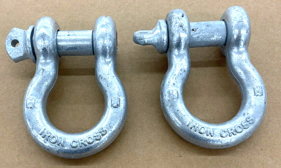 IRON CROSS 3/4″ D-RING SHACKLE 1000-00 GALVAINZED FINISH