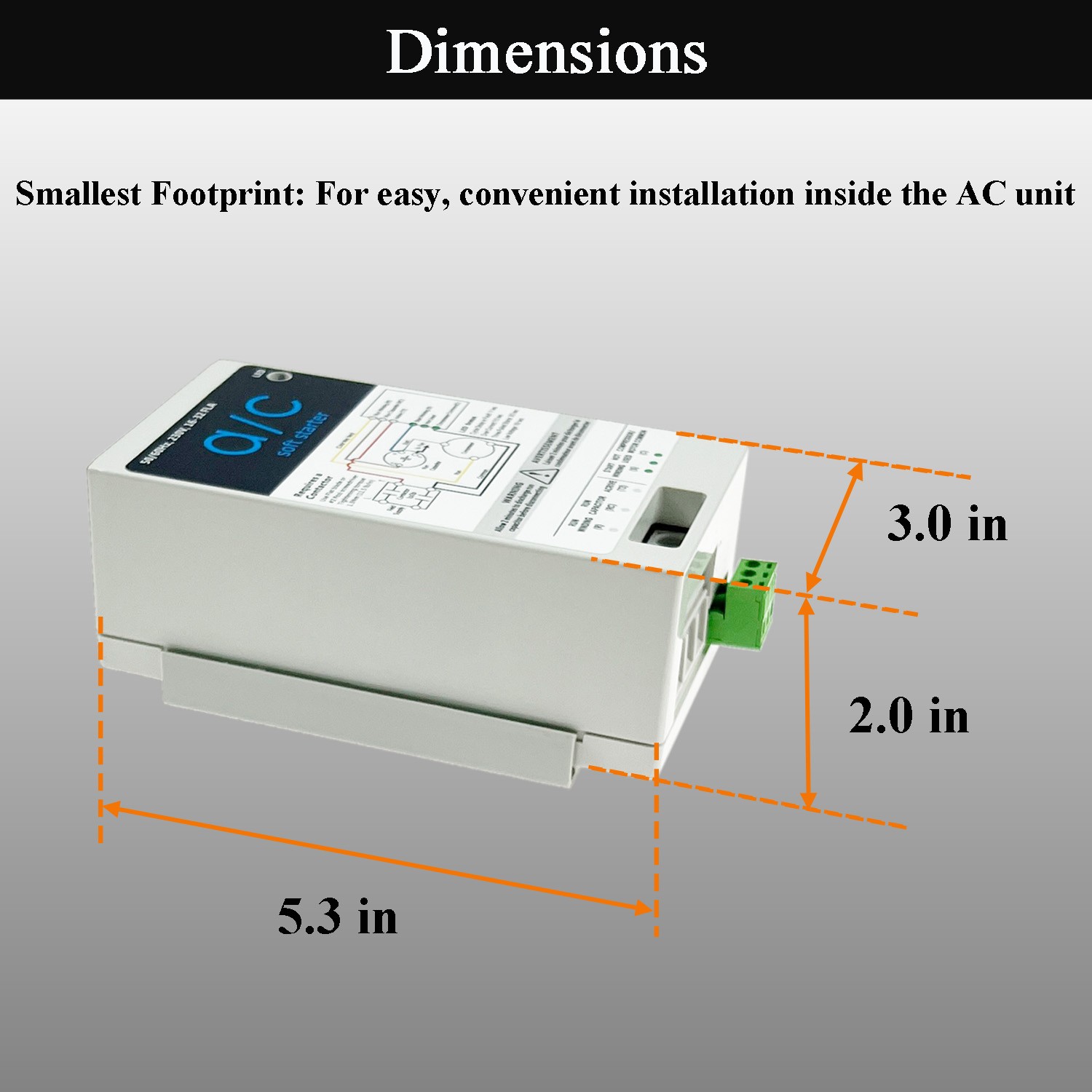 (16-32A) AC Soft Start Module Compatible with 4-7 Ton AC Unites | Easy Install