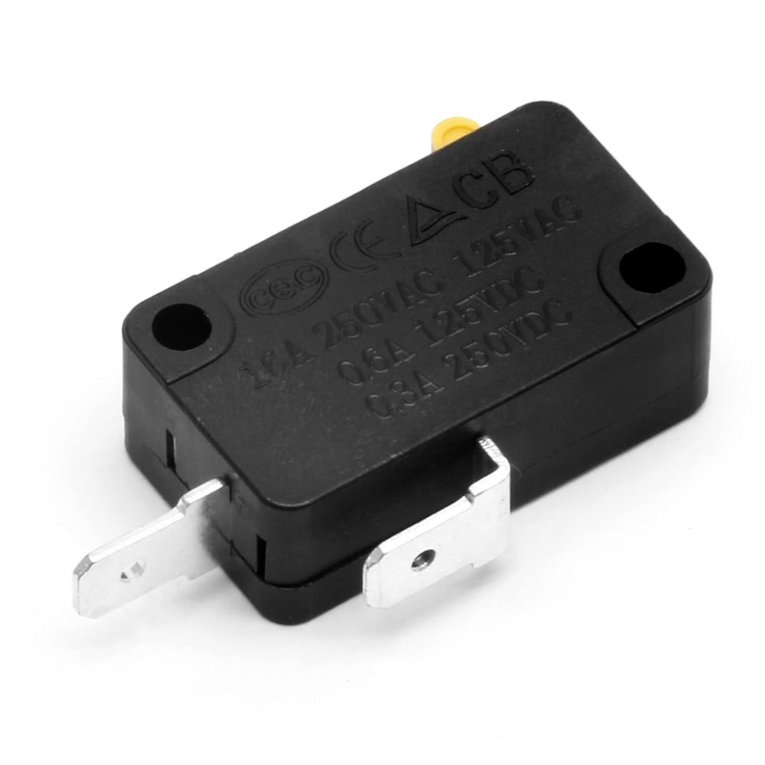 KW3 Micro Limit Switch 125V 250V Snap Action Normally Open for Air Fryer
