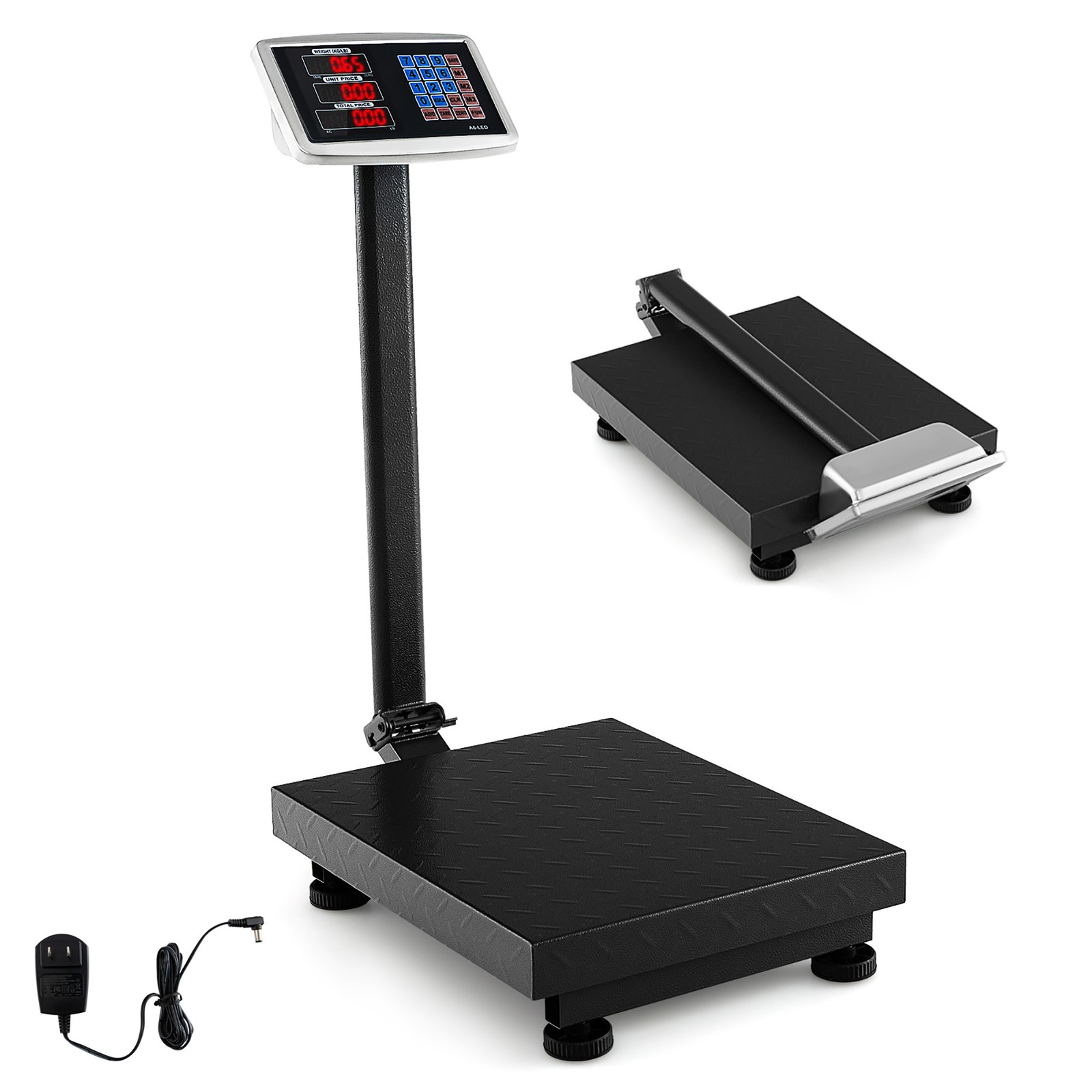 Digital Shipping Postal Scale 660 LBS Load 0.1 LBS Accuracy Floor Scale