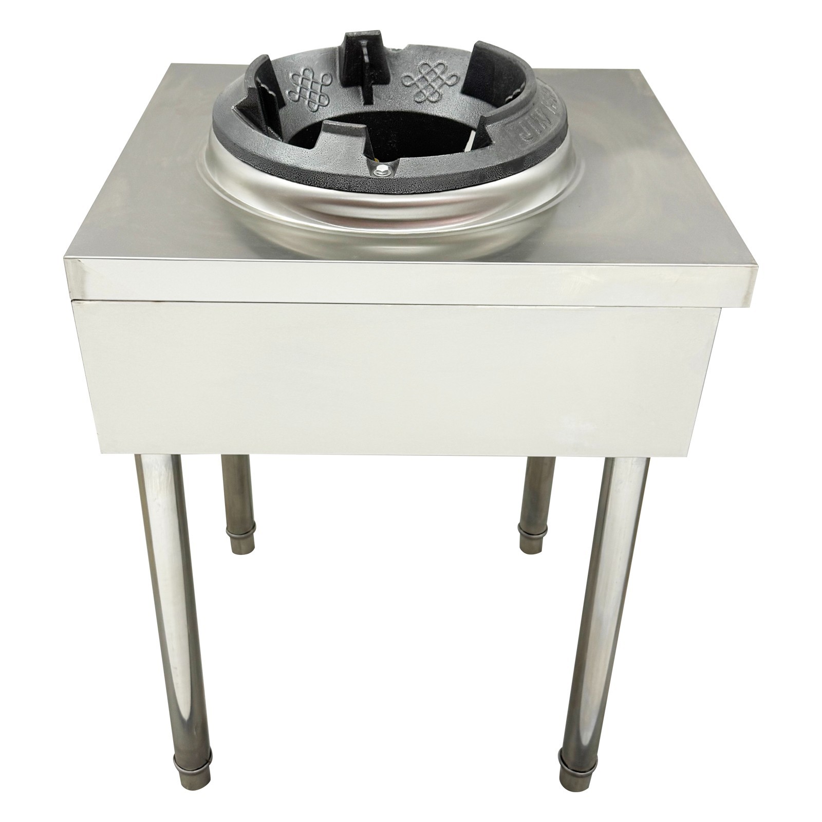 OPEN BOX 10″ LPG Commercial Wok Stove 45000BTU High Pressure Cast Iron Burner