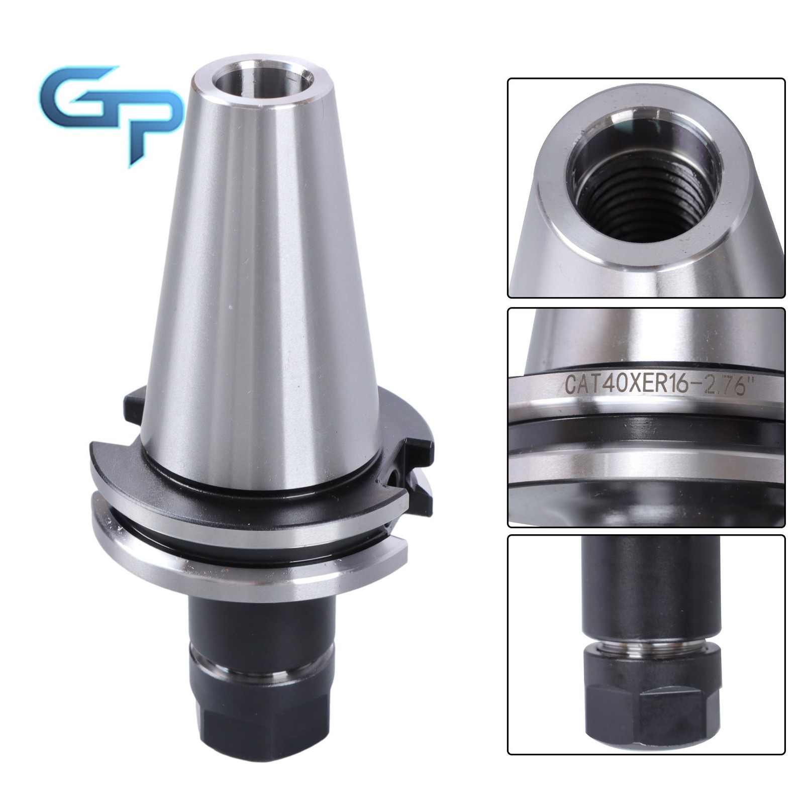 10 pcs CAT40-ER16 Collet Chuck 2.76″ 70mm Length Tool Holder Set