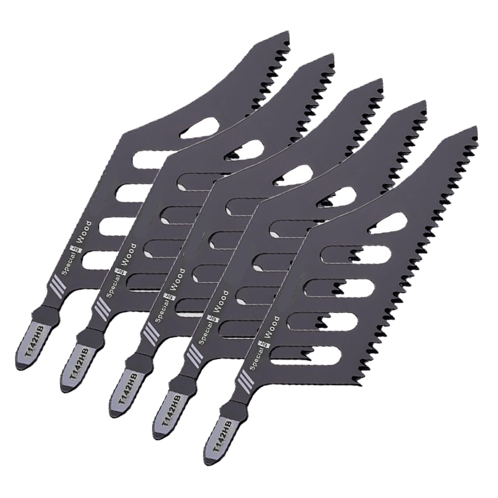 5 Pcs Flush Cutting Jigsaw Blade High Carbon Steel Irregular Curve Saw Blad Fit