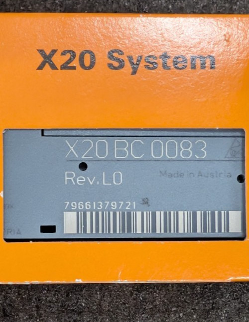 New, B&R, X20BC0083, X20 ETHERNET POWERLINK (V1/V2), CONTROLLED NODE