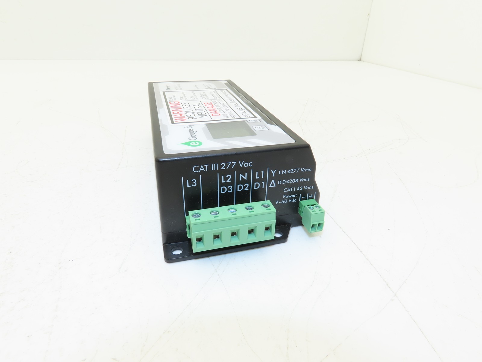 EGauge Systems EG4015 Data Logger Meter Server 277VAC 9-60VDC