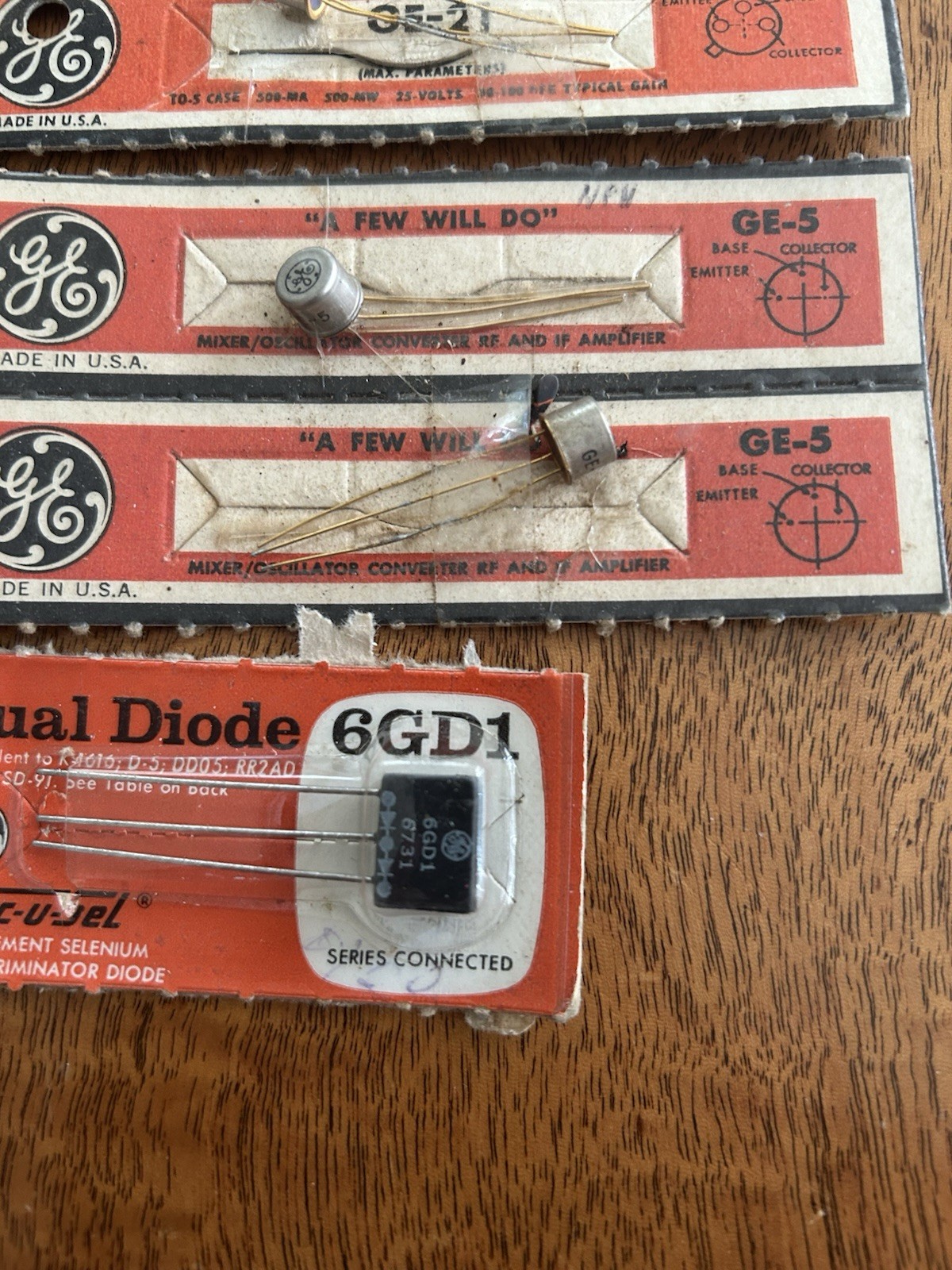 Vintage Genuine GE General Electric Germanium Power Transistor Lot NOS Assorted