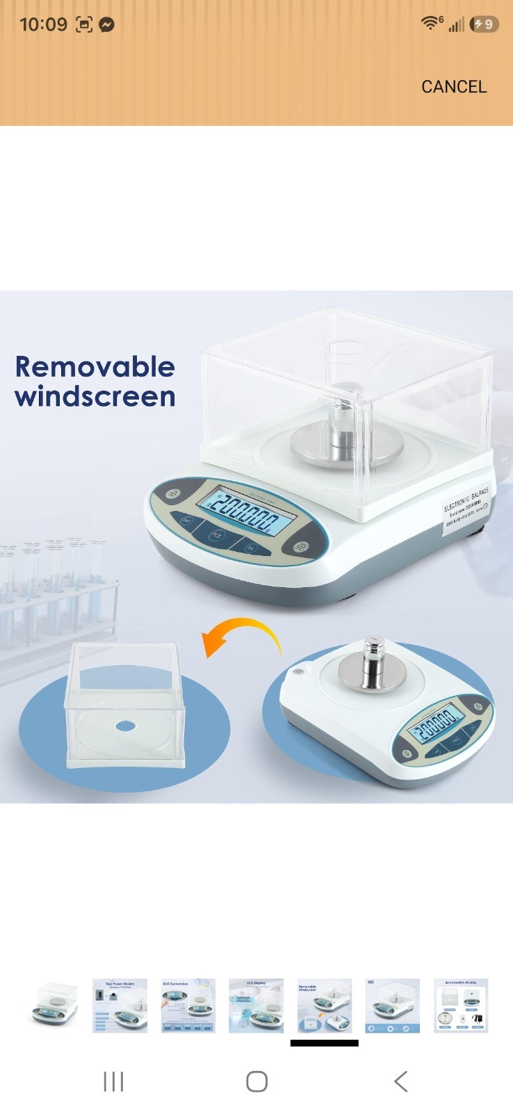High Precision Lab Digital Analytical Balance Lab Scale 1ma Precision Electron..