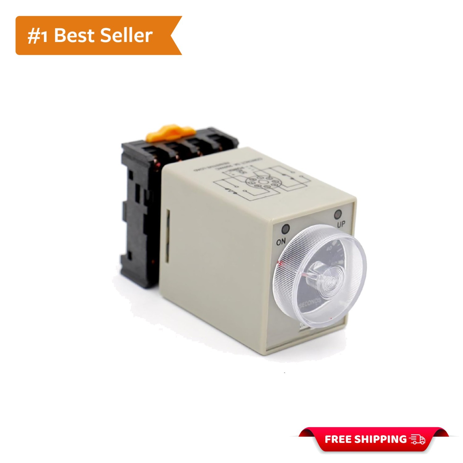 8-Pin AC 110V Time Delay Relay – Reliable 60S Solid State Timer for Automation