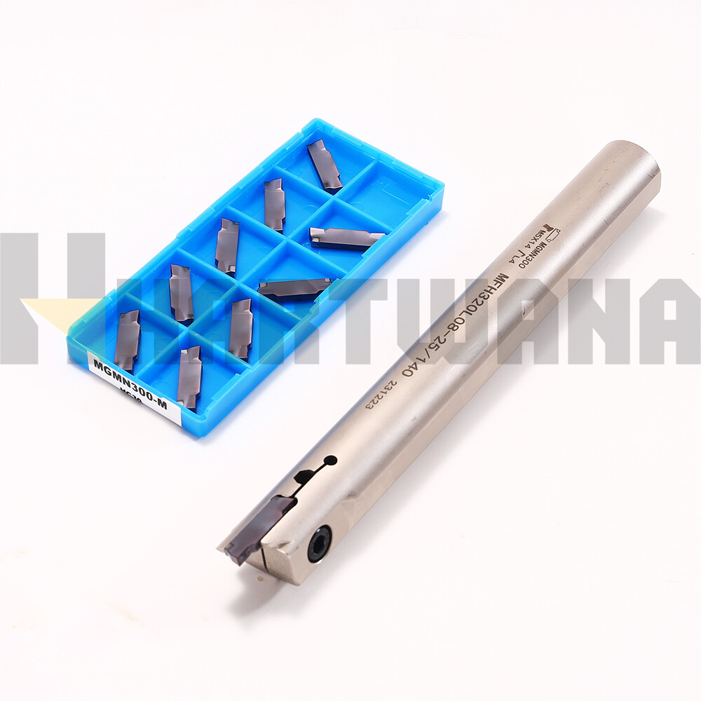 Indexable Lathe Face Grooving Tool Left Hand Holder 20mm Grooving Inserts MGMN3