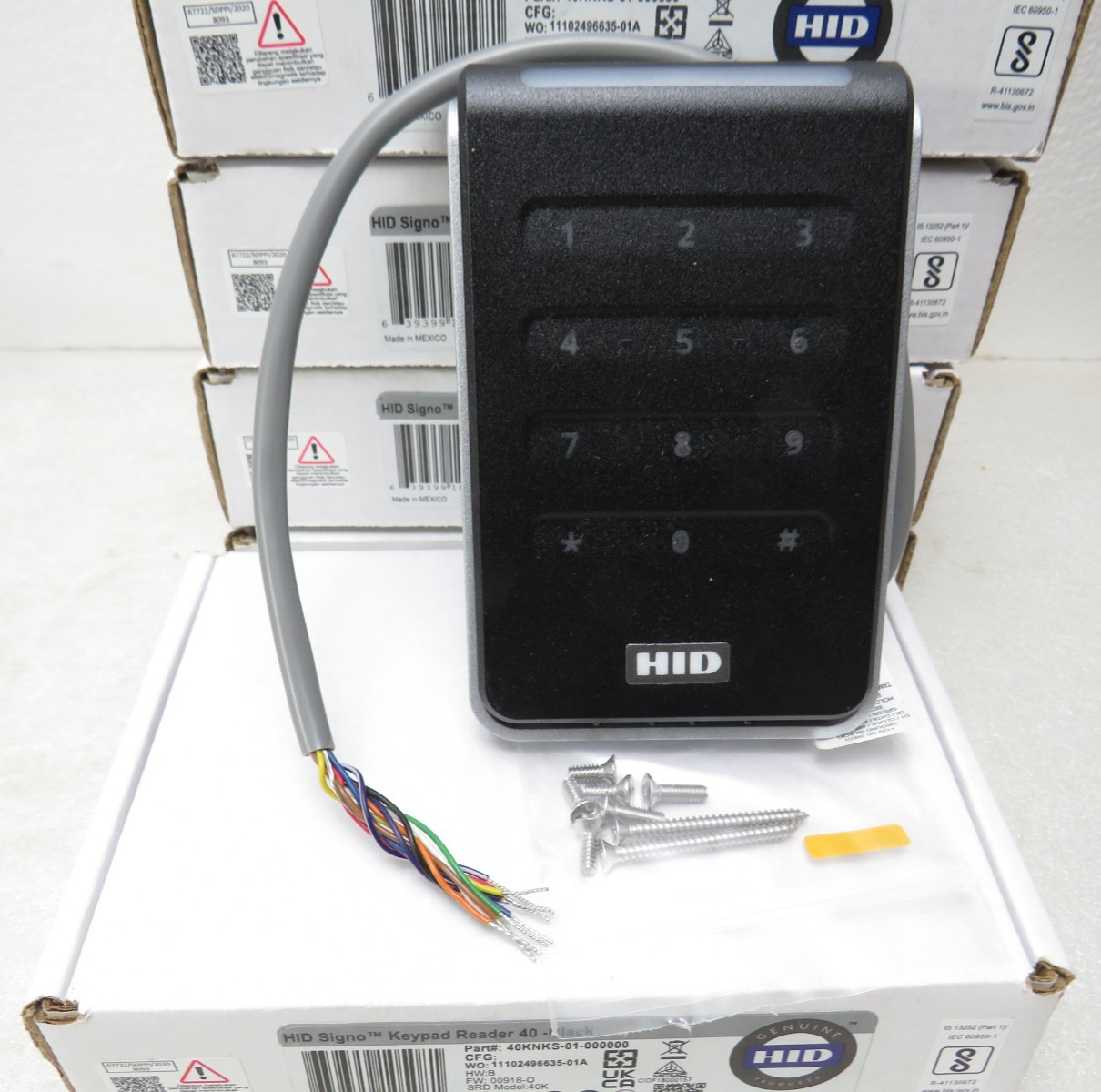 HID 40KNKS-01-000000 Signo 40K Reader with Keypad [CTD]