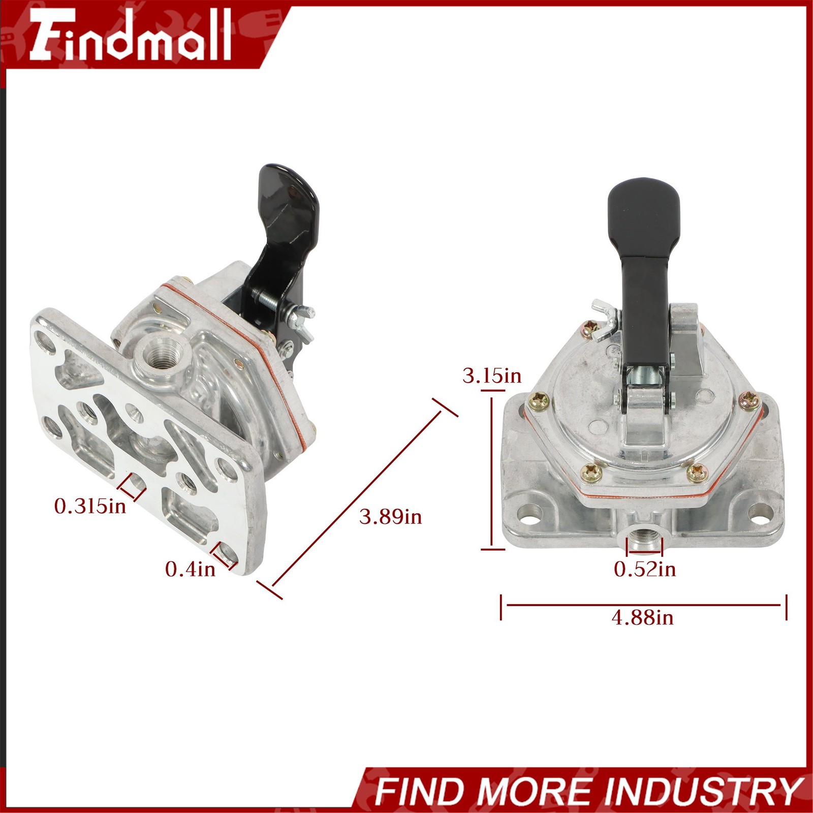 Findmall Fuel Feed Pump 6261-71-8240 6261-71-8241 For Komatsu WA470 6D125