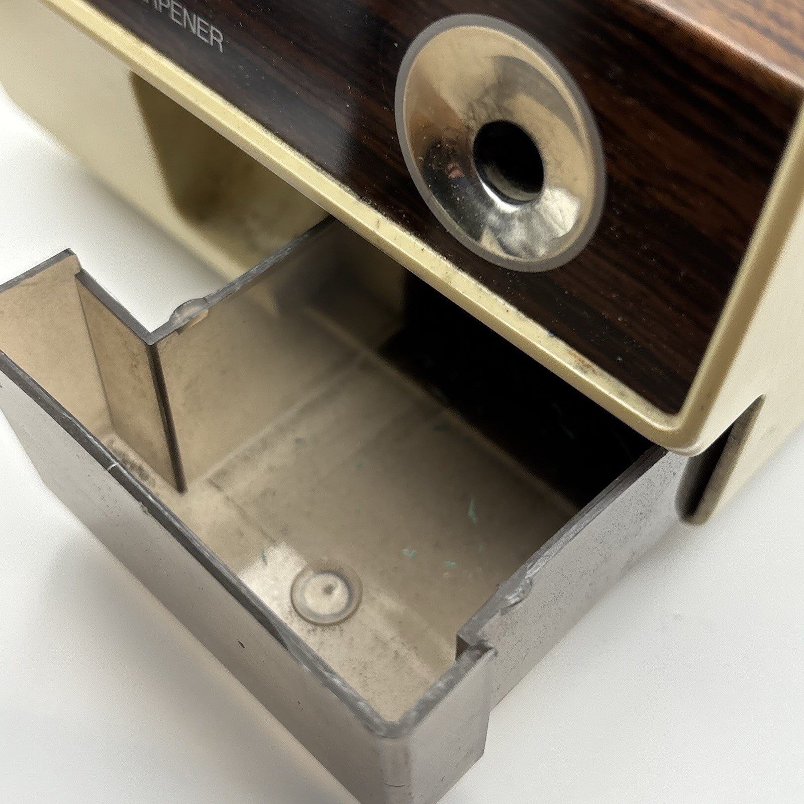 Vintage Panasonic Auto Stop Electric Pencil Sharpener Beige Model KP-110 – Works
