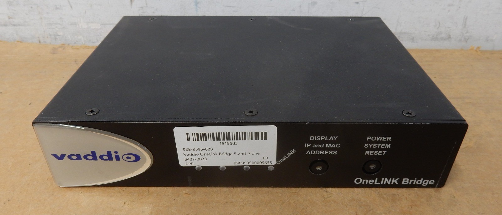 VADDIO 998-9595-000 OneLink Bridge Stand Alone Assembly – No AC Adapter