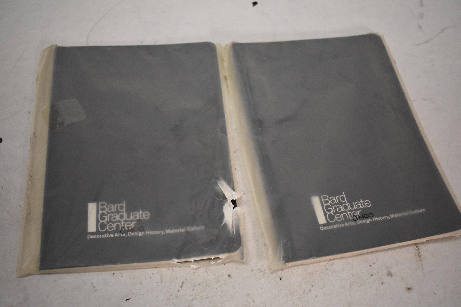 MOO Softcover Journal Lined Paper Pack Of 2 Notebooks Blue Gray Softcover