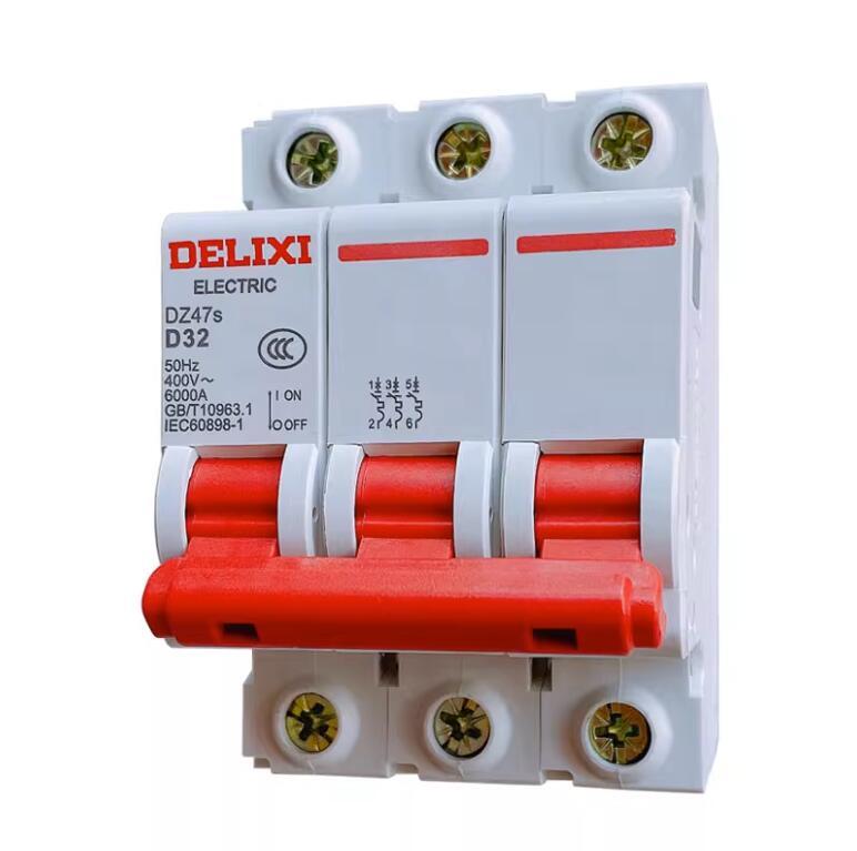 Delixi DZ47S Series Air-Switch Circuit Breaker D-Type Brand