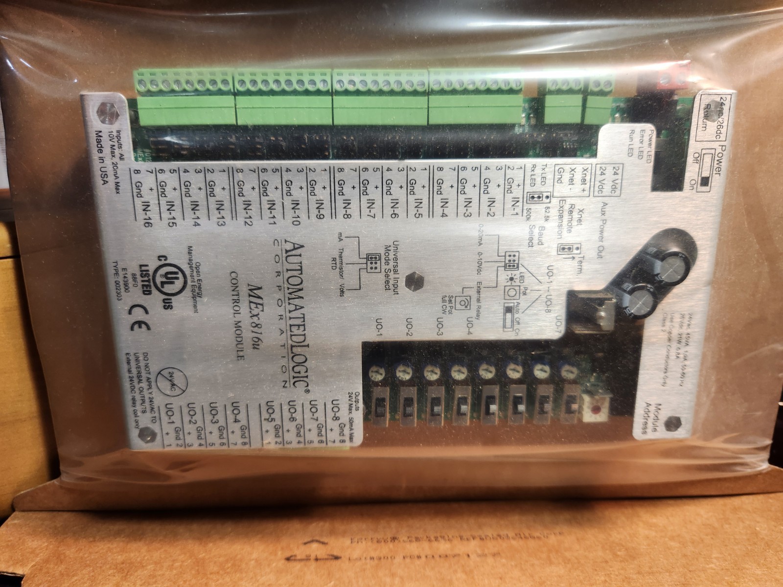 Automated Logic MEX816U Expansion Control Module