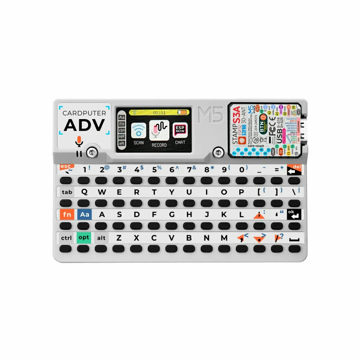 M5Stack Cardputer ADV Card Computer 56-key Programmable Development Board S3A