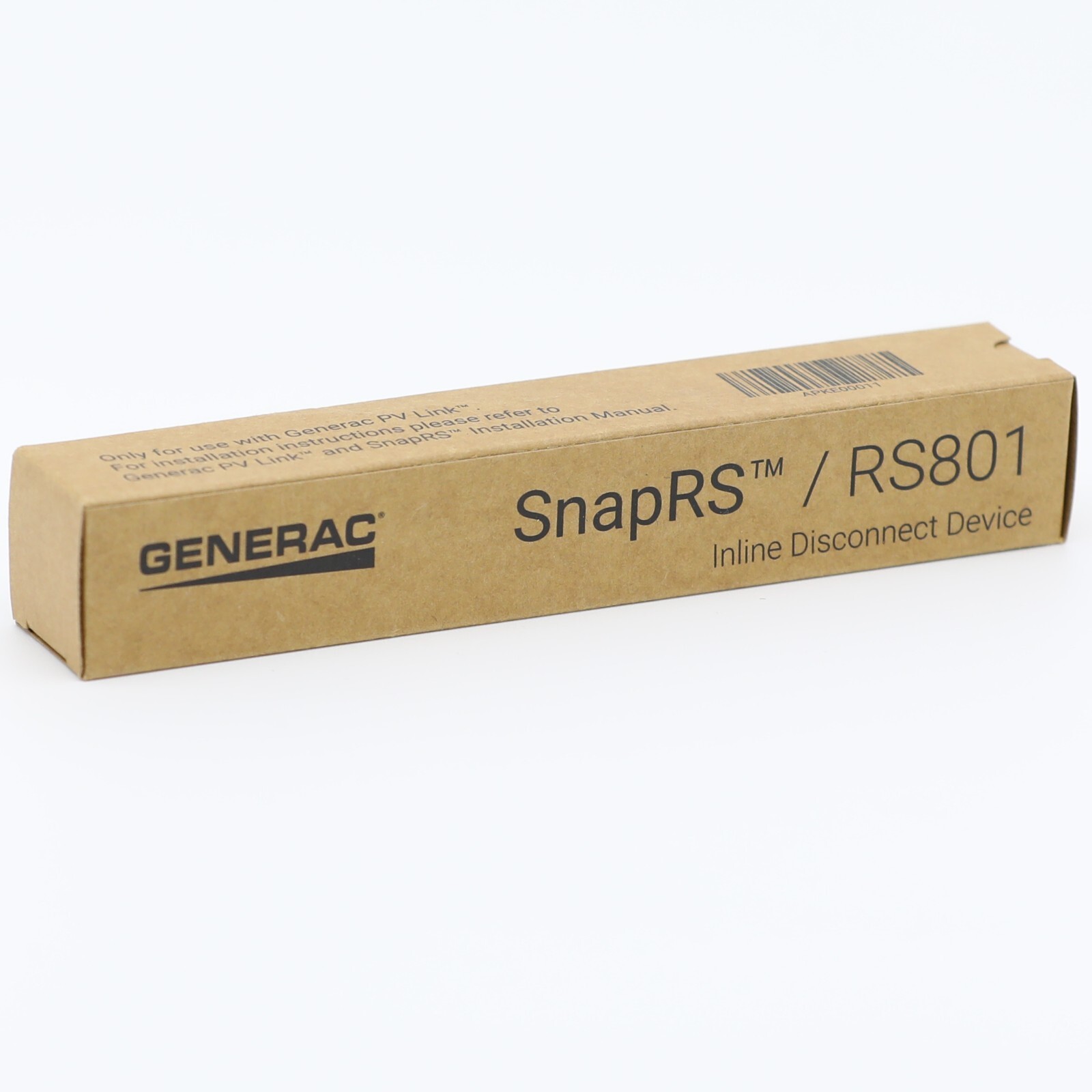 Generac SnapRS RS801 Inline Disconnect Devices APKE00011