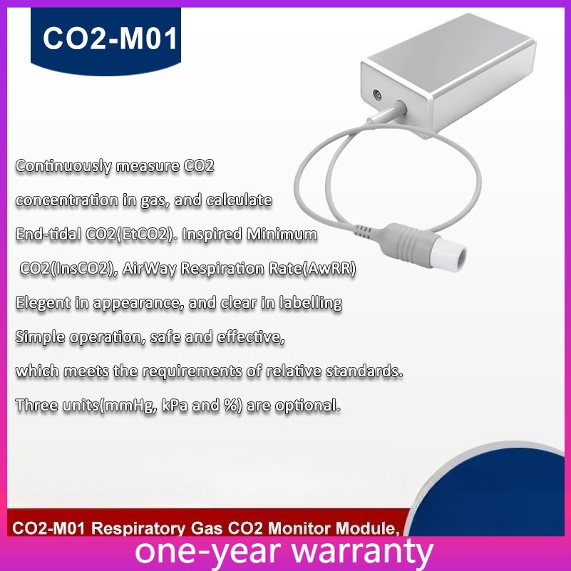 CO2-M01 Sidestream ETCO2 Module, Respiratory Gas CO2 Monitor Accessory