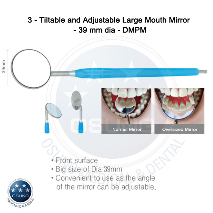 Mouth Mirrors Large Dia Edition 3 Piece Set – C-1043