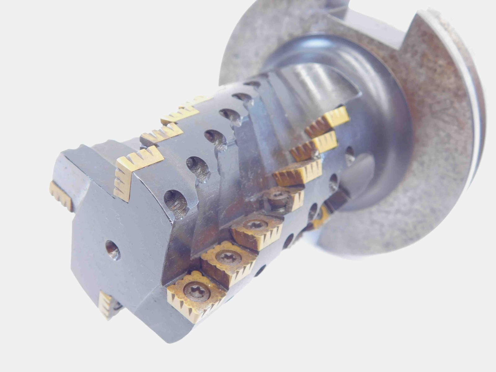 VALENITE 2″ DIA. HELICAL INDEXABLE END MILL SS3-200-3R28-50CT CAT50 SHANK 4 FL