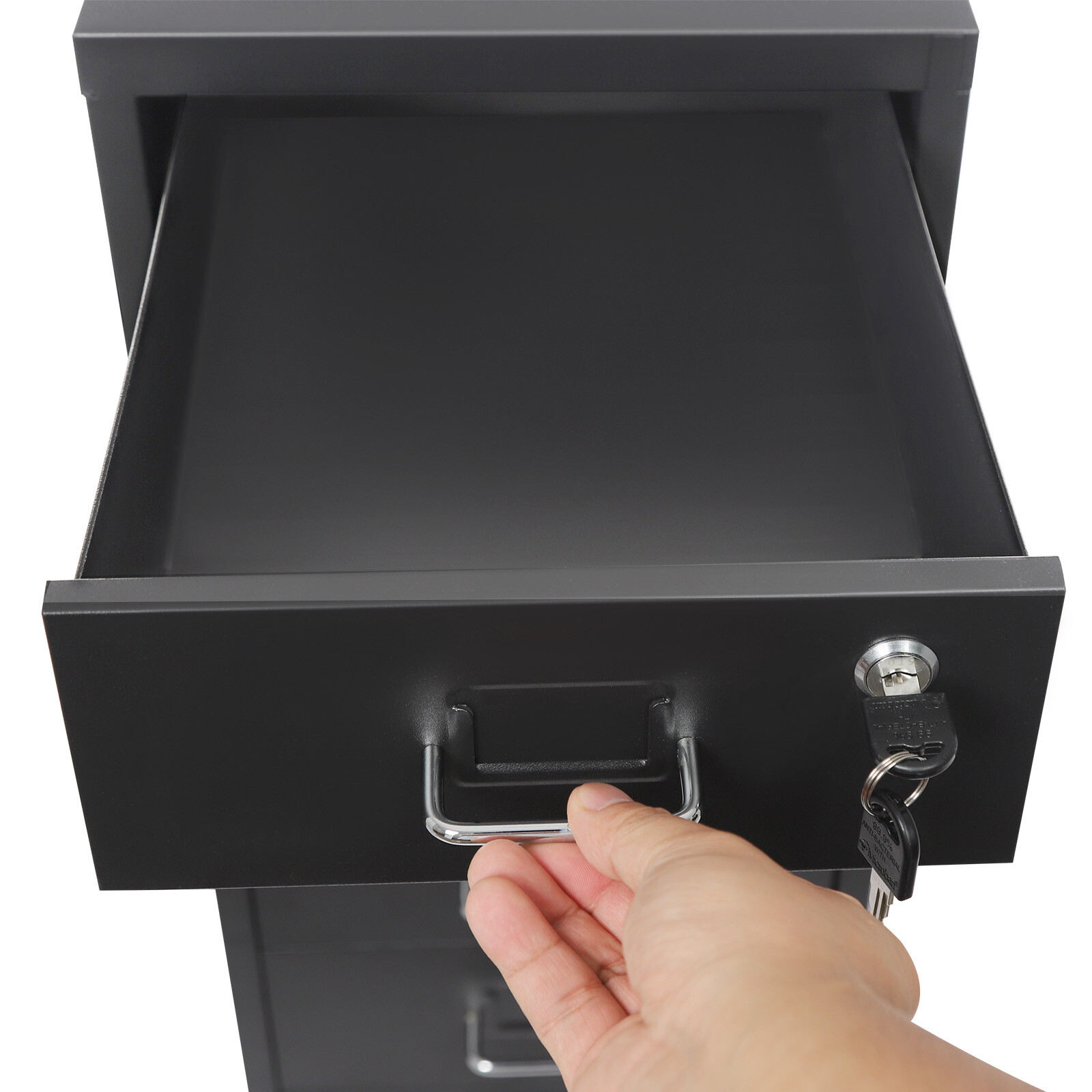 Vertical File Cabinet, Metal File Cabinet with Lock, Filing Cabinet