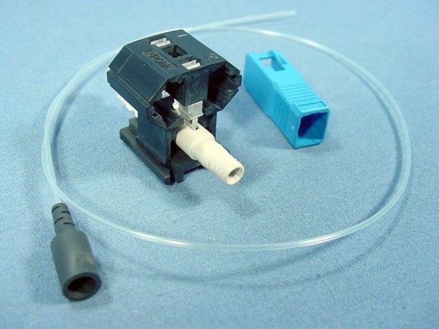 Leviton FastCam SC Single Mode Fiber Optic Connector 49991-SSC