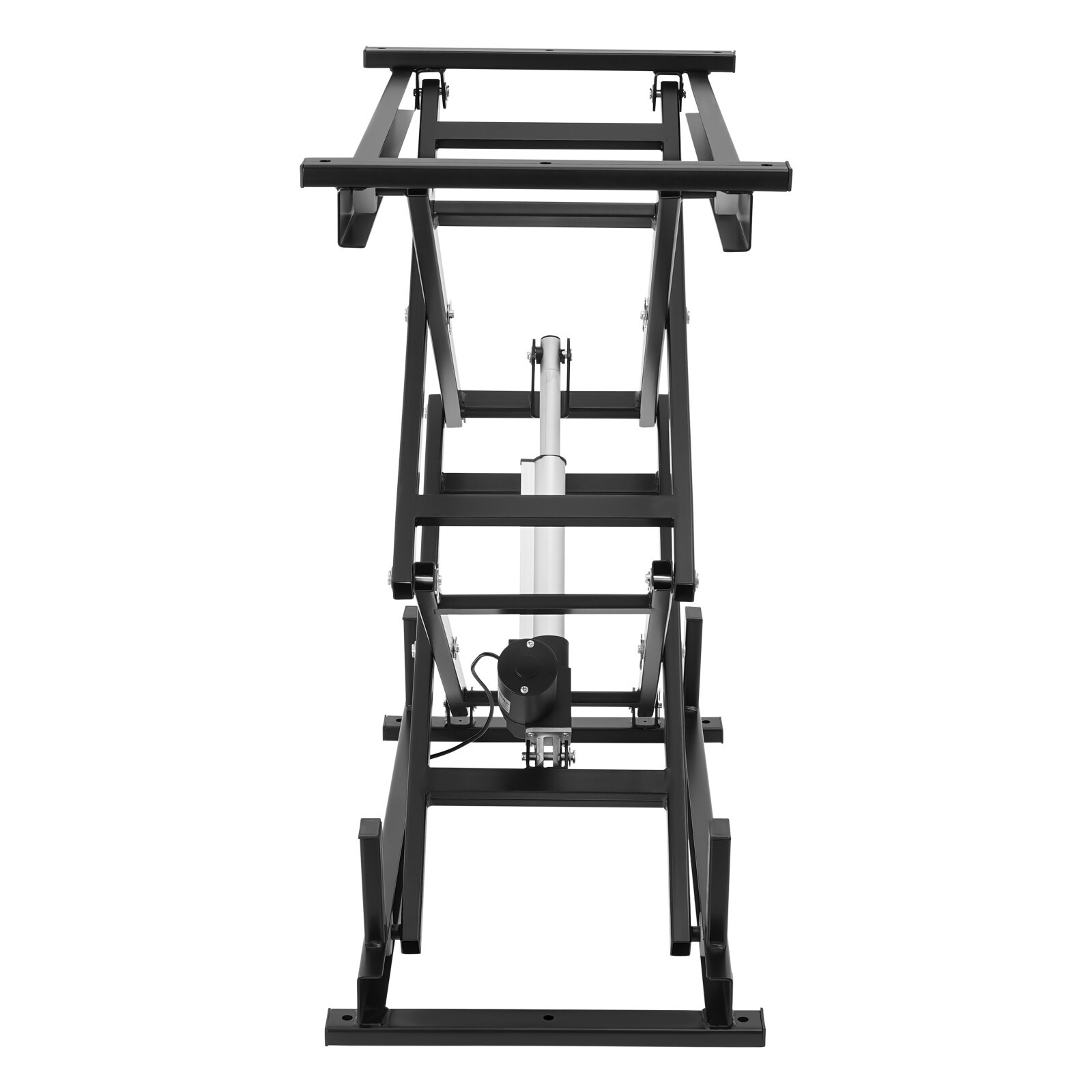 Electric Scissor Lift Table Hydraulic 180lbs Capacity Adjustable Height Foldable