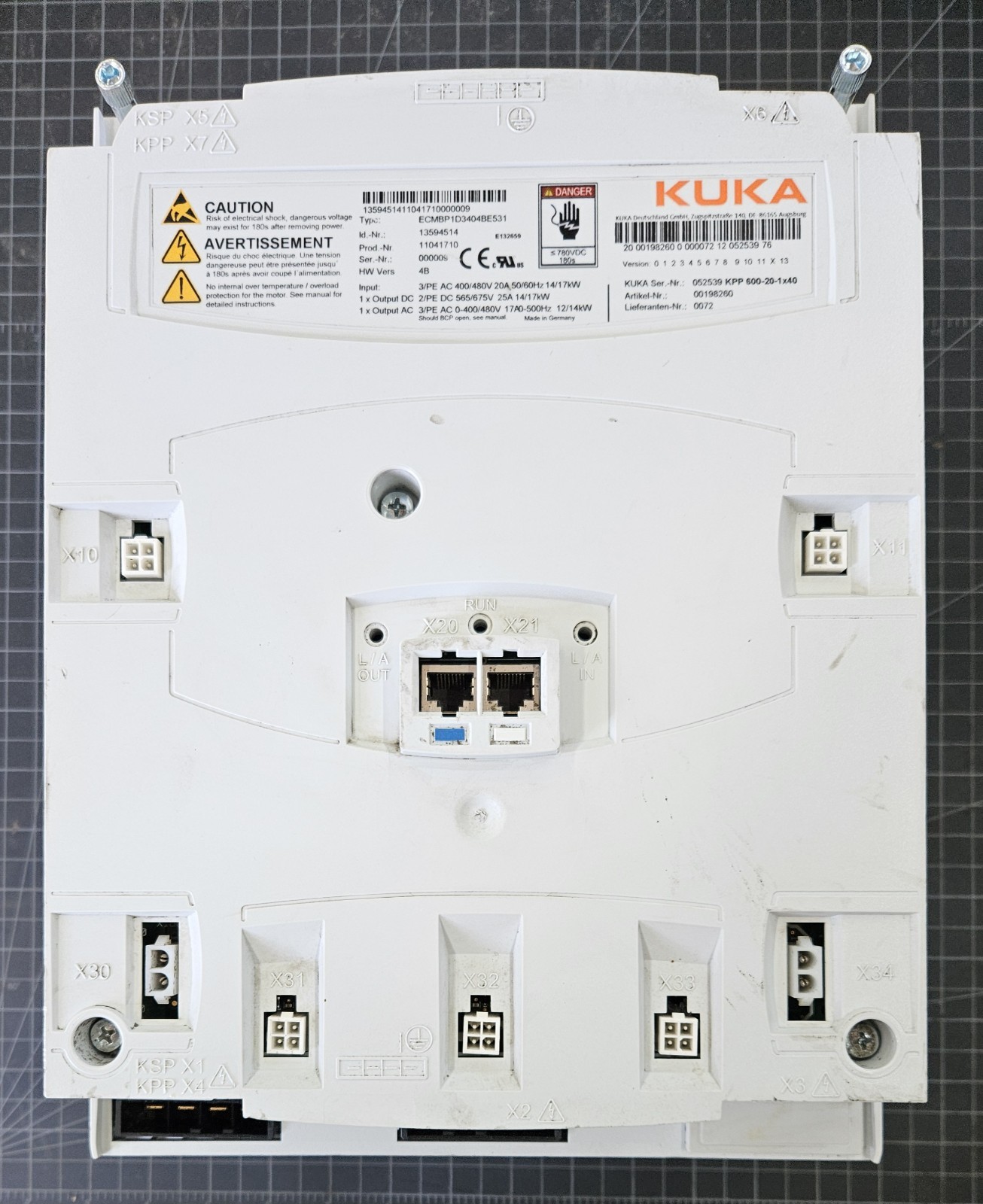 KUKA KPP 600-20-1×40 ECMBP1D3404BE531
