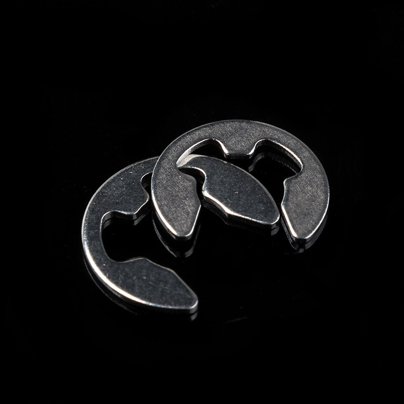 200PCS E Clips C Circlips Retaining Ring Assorted Stainless Steel Kit 1.5mm-10mm