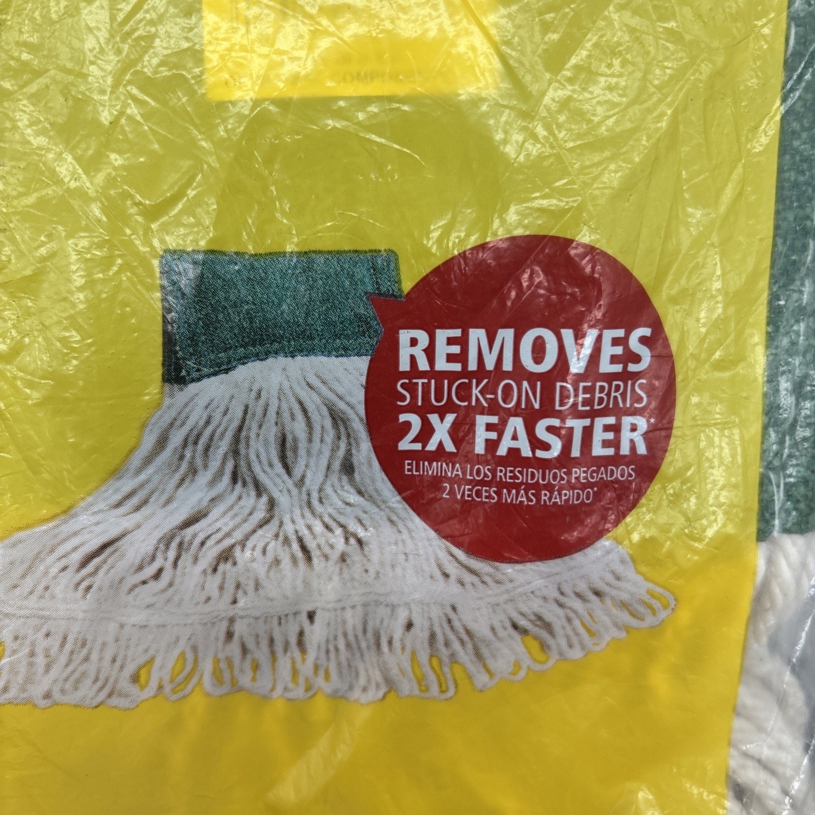 Rubbermaid Commercial Products #24 Scrubbing Cotton Mop Refill {F5}