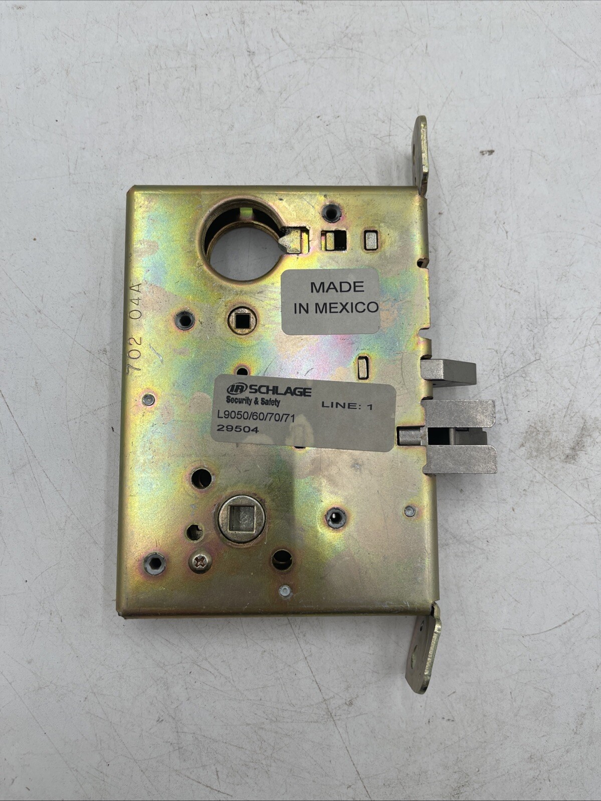 Schlage L9050LBLB Office Lock Mortise Lockset Body LLL RH 1 3/4 DR